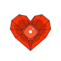 Love icon design, simple icon with elegance concept vector