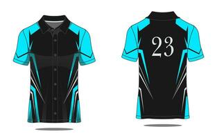 plantilla camiseta polo vector