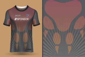 Sports jersey design for sublimation vector