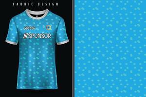 Sports jersey design for sublimation vector