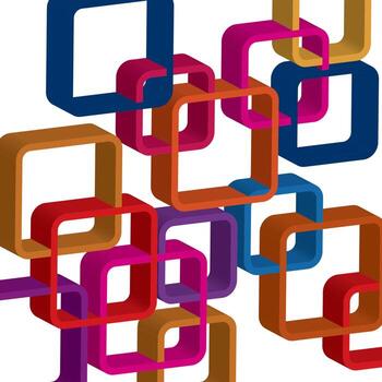 vector square pattern background