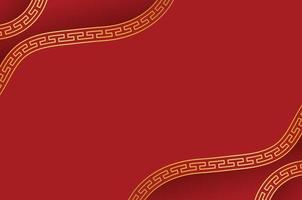 Traditional Chinese Red Background vector