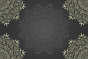 Mandala ornament background design vector