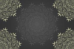 Mandala ornament background design vector