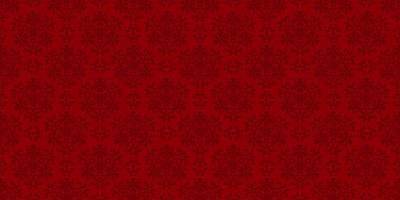 rico fondo vintage rojo. patrón de damasco vectorial sin costuras. color rojo. vector. vector