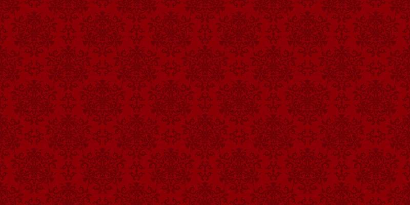 Rich red vintage background. Seamless vector damask pattern. Red color. Vector.