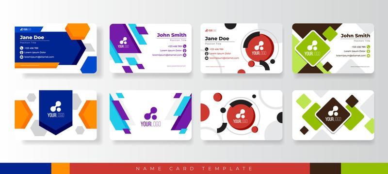 Flat Business Card Set
