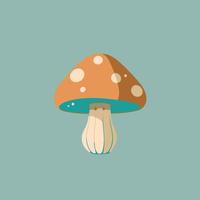 illustration of mushroom fungus vector