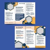 Flat Brochure Template vector