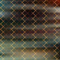 Golden grid pattern with gradient color blur background photo