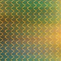 Golden mermaid scales pattern with gradient color blur background photo