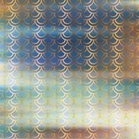 Golden art deco pattern with gradient color blur background photo