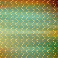 Golden mermaid scales pattern with gradient color blur background photo