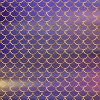 Golden mermaid scales pattern with gradient color blur background photo