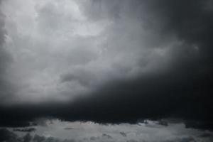 White and grey clouds scenic nature environment background. Storm clouds floating in a rainy day with natural light. Cloudscape scenery, overcast weather above blue sky. photo