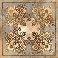 Digital tiles design.  3D render Colorful ceramic wall tiles decoration. Abstract damask patchwork seamless pattern with geometric and floral ornaments, Vintage tiles intricate details photo