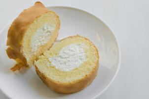 Vanilla Cream Roll Cake for Breaking Time photo