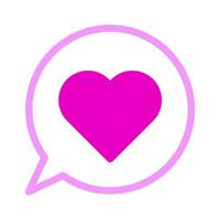 massage icon dualtone pink style valentine vector illustration perfect.
