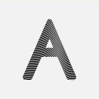 Letter A logo icon vector design template