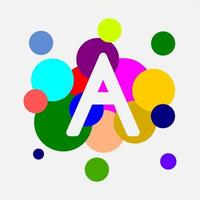 Letter A logo icon vector design template