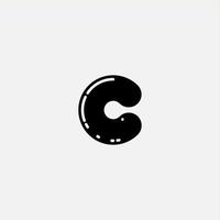 Letter C icon logo with some element vector design template