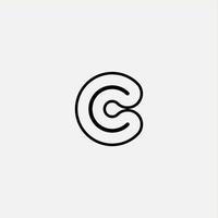 Letter C icon logo with some element vector design template