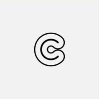 Letter C icon logo with some element vector design template