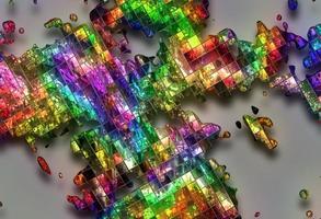 Colorful gradient background. Abstract holographic motion graphic.Abstract colorful animation. Multicolor liquid background. Beautiful gradient texture photo