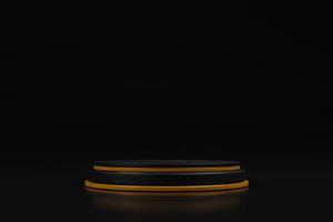 3d illustration luxury podium scene for product backdrop on 3d rendering photo