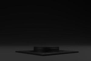 3d elegant podium for product presentation on 3d rendering photo