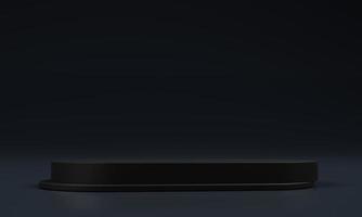 simple minimalist podium for product advertising on 3d rendering photo