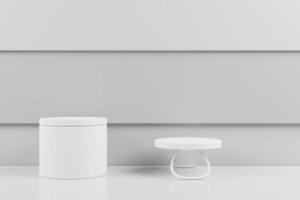 3d illustration product showcase on 3d rendering photo