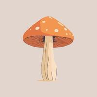 illustration of mushroom fungus vector