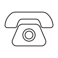 Outline Telephone icon vector, mobile phone icon, vector mobile phone icon