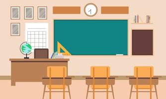 Modern empthy classroom background 366922 Vector Art at Vecteezy