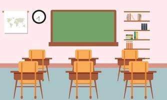 Modern empthy classroom background 366922 Vector Art at Vecteezy