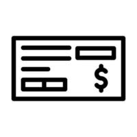 Cheque Icon Design vector