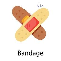 Trendy Bandage Concepts vector