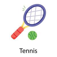 Trendy Tennis Concepts vector