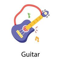 Trendy Guitar Concepts vector