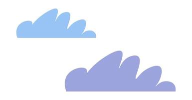 icono de nube o smog, niebla o niebla, vector de paisaje sonoro