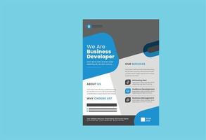 corporate business flyer vector