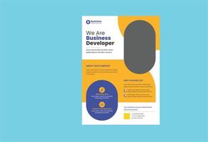 corporate business flyer vector