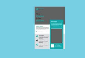 corporate business flyer vector