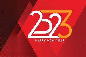 Happy New Year 2023 vector