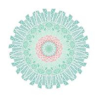 Mandala Line Template vector