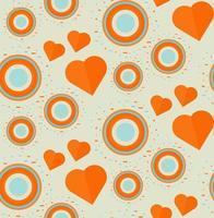 Vintage Seamless Romantic Pattern vector