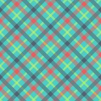 Tartan multicolor seamless vector pattern