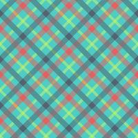 Tartan multicolor seamless vector pattern