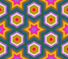 Abstract kaleidoscope or endless pattern. photo